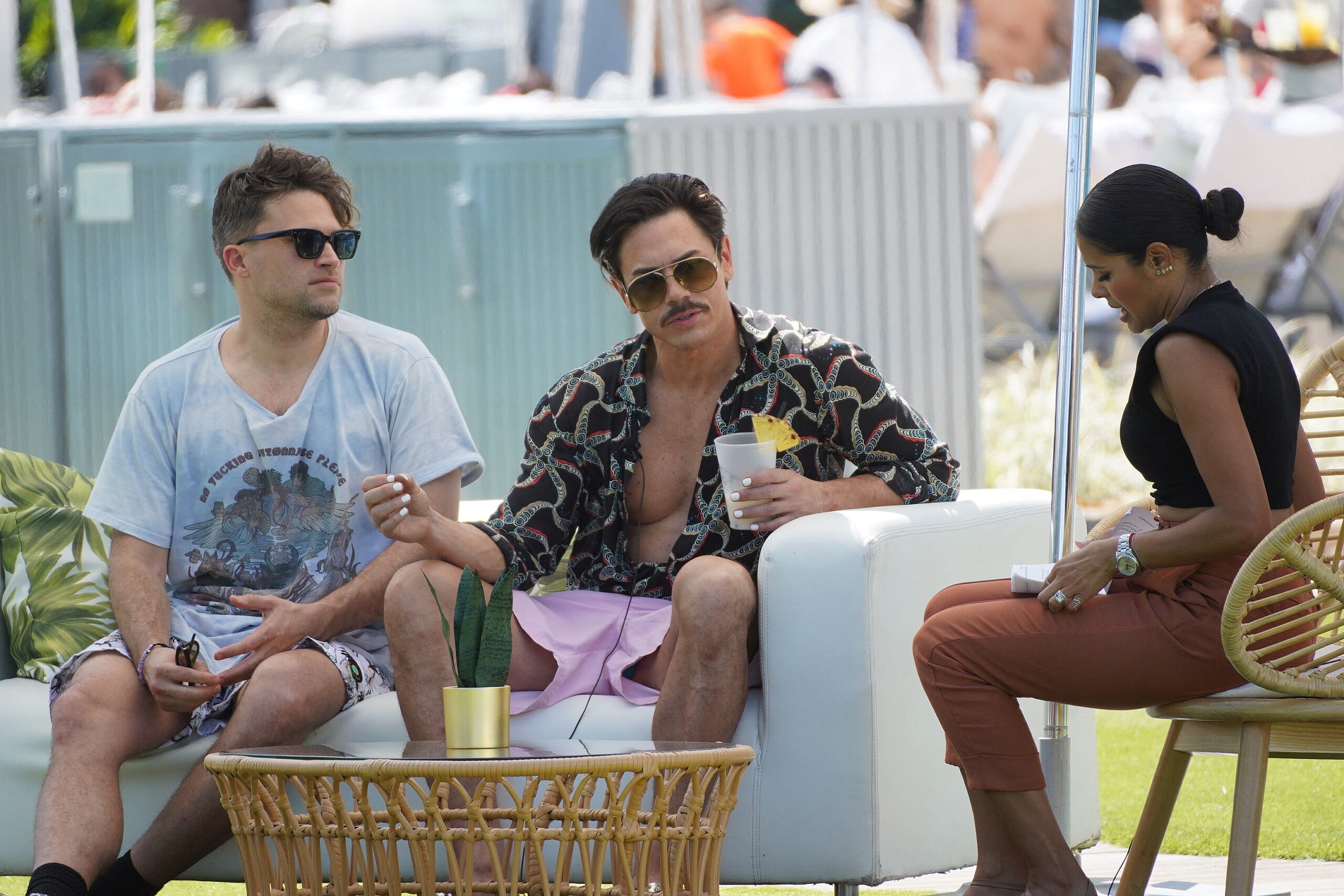 apos Vanderpump Rules apos star Tom Schwartz shrugs off his recent dating drama as he films in Miami Beach