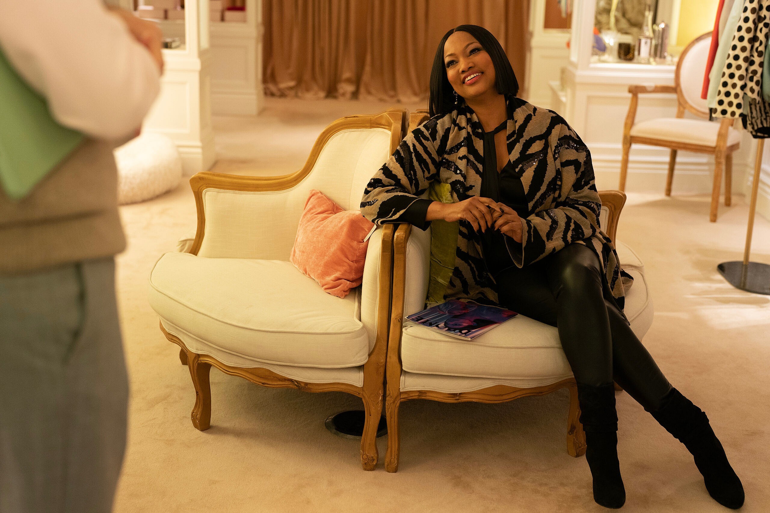 Garcelle Beauvais during an episode of "Survival of the Thickest" on Netflix.