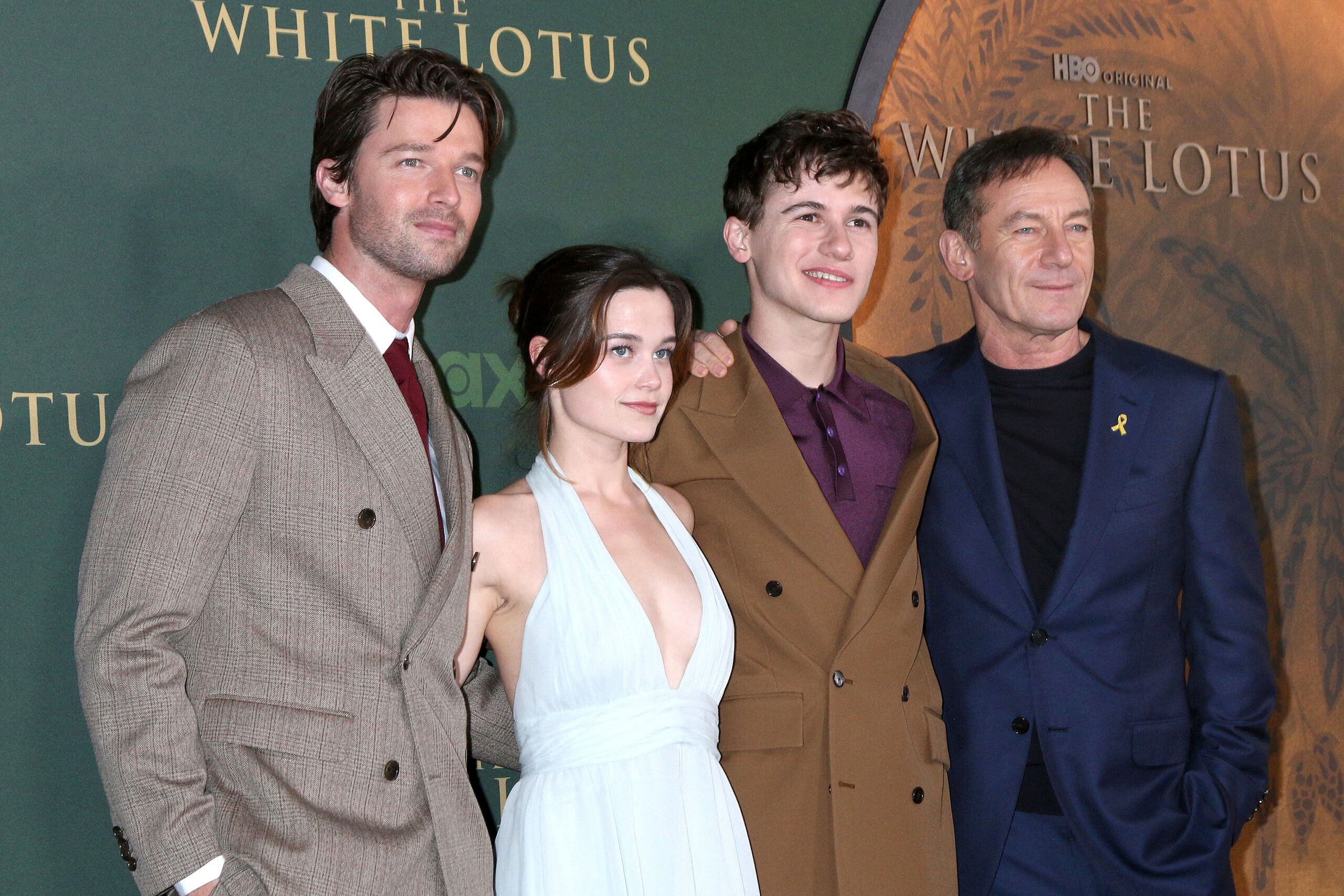 The White Lotus cast at the premiere