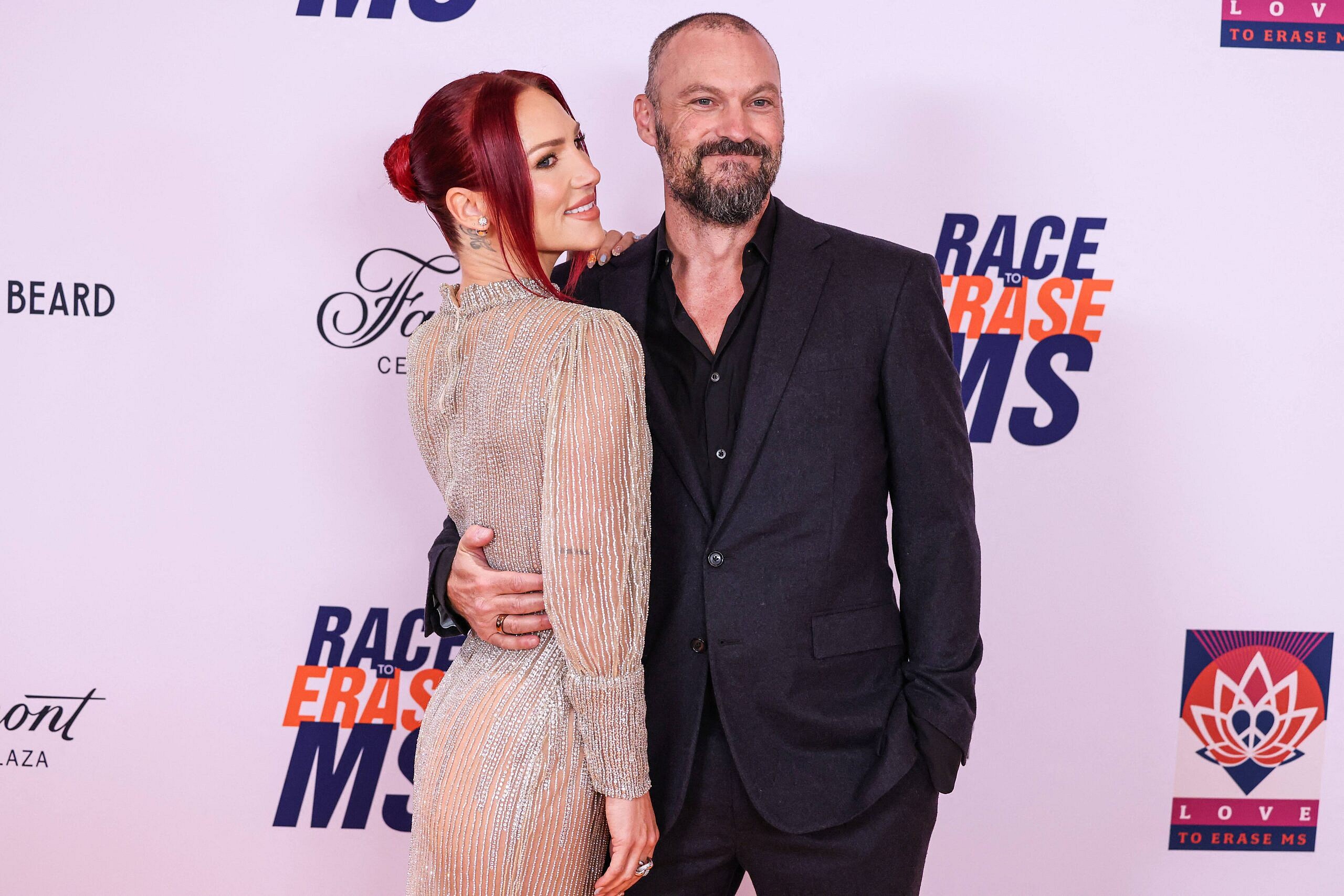 Sharna Burgess and Brian Austin Green at 32nd Annual Race To Erase MS Gala 2025