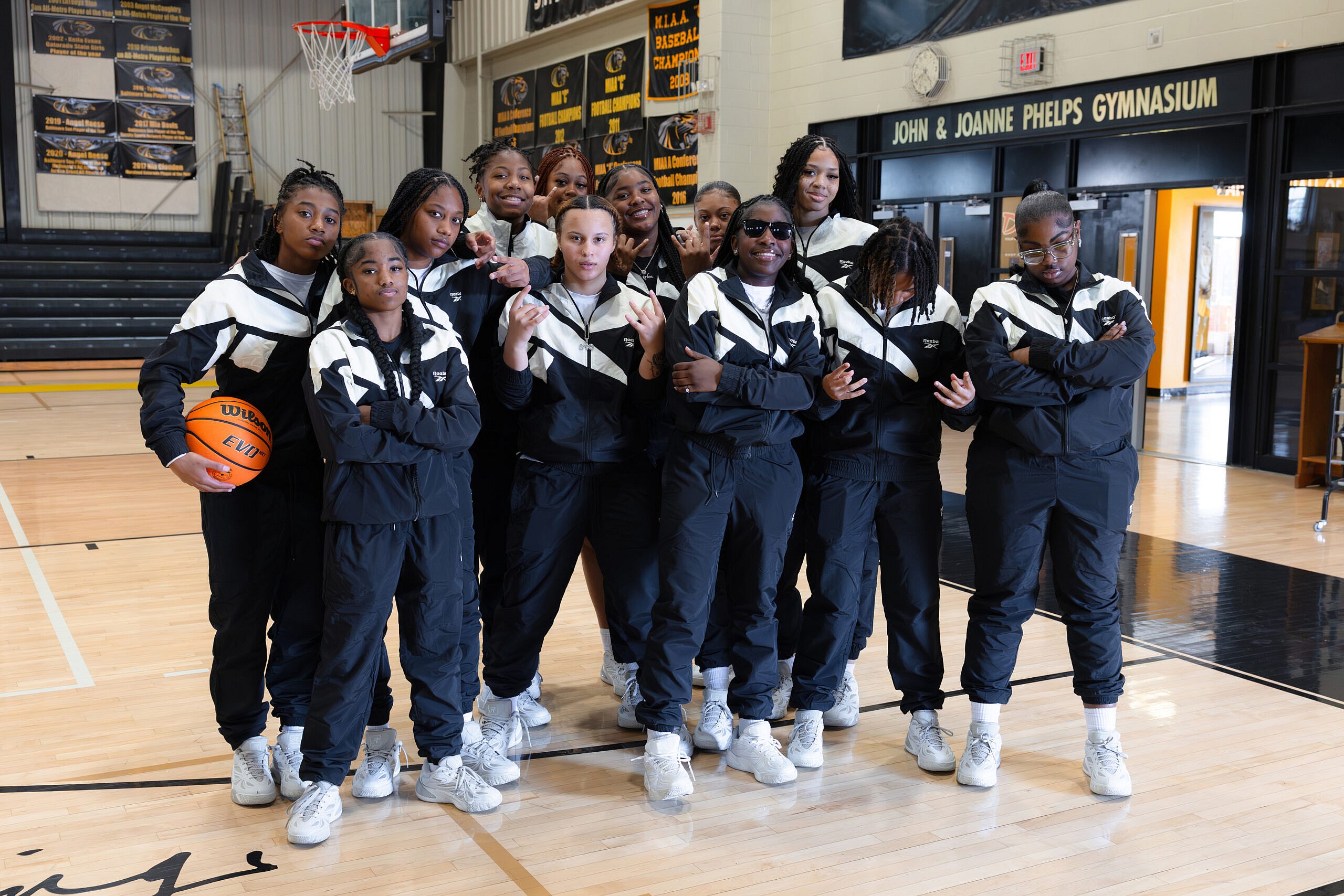 Saint Frances basketball team. 