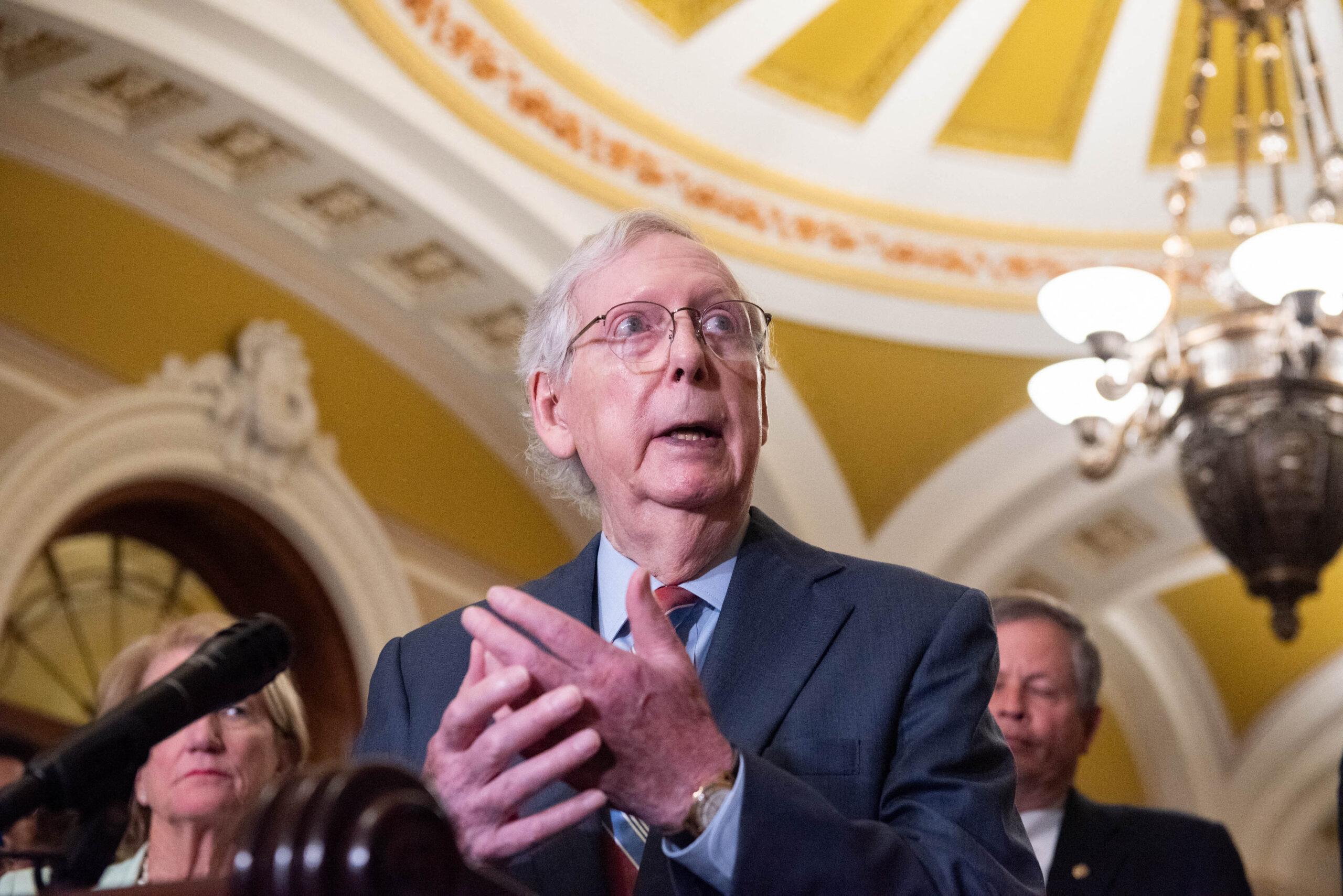 Mitch McConnell Claims He Is 'Fine' After Freezing Mid-Speech During Press Conference