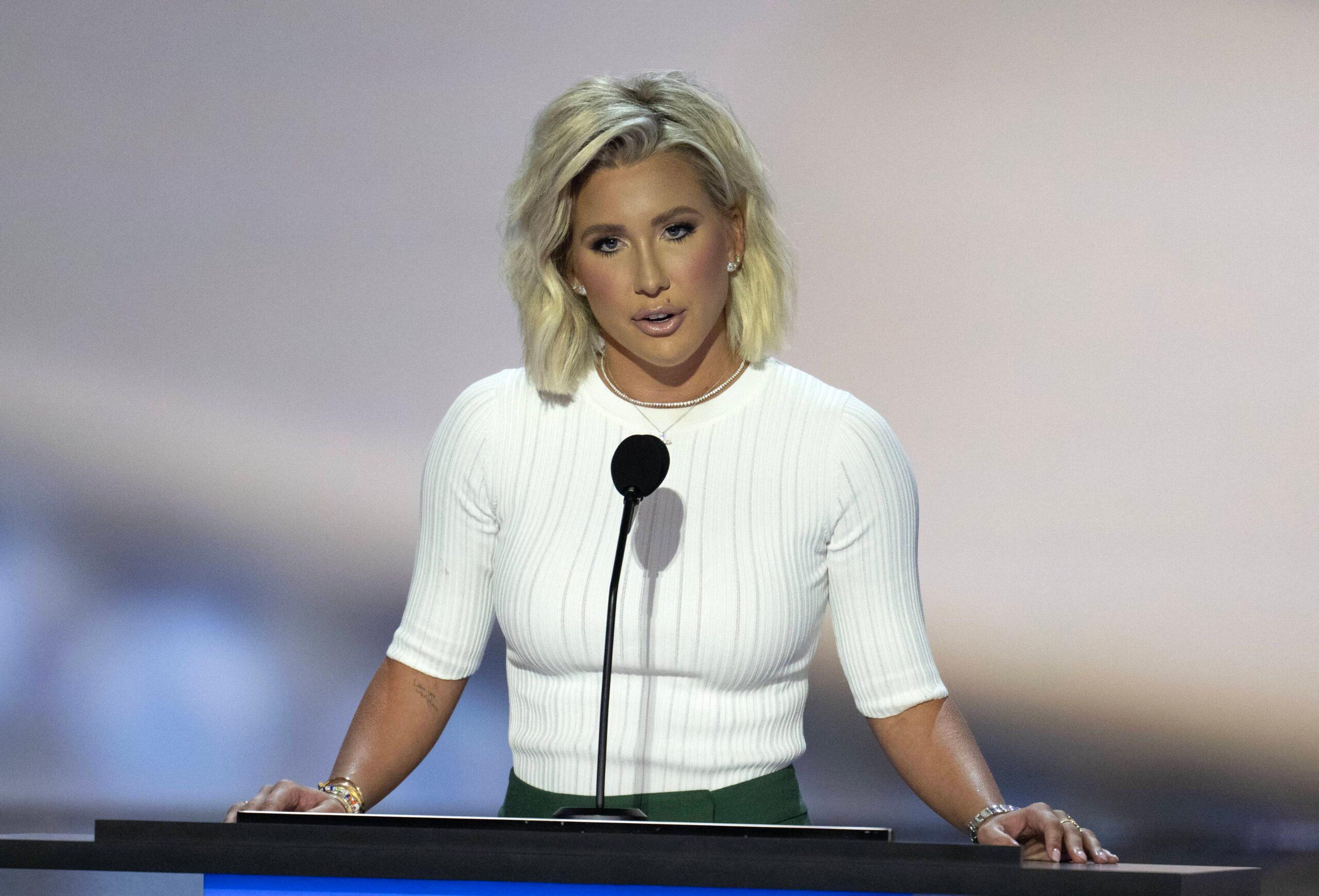 Savannah Chrisley at the 2024 Republican National Convention Day 2