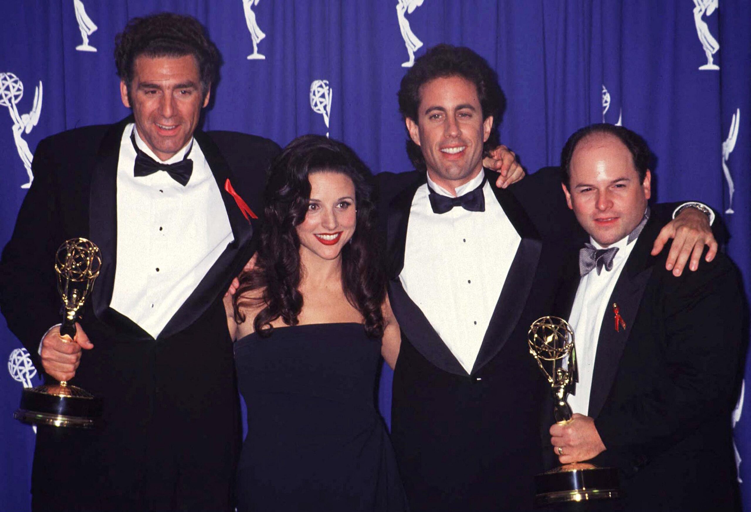 Michael Richards, Julia Louis-Dreyfus, Jerry Seinfeld and Jason