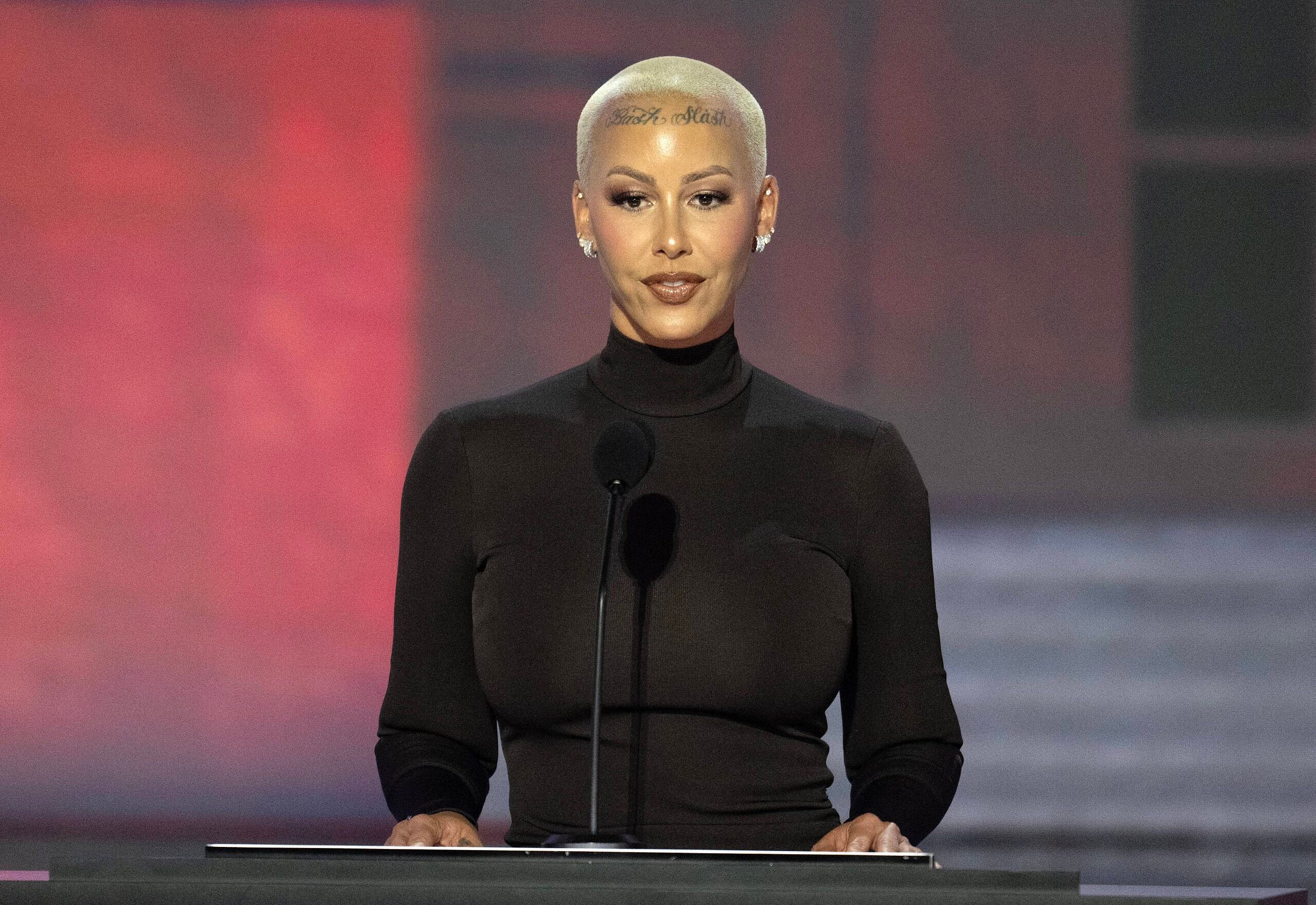Amber Rose at the 2024 Republican National Convention Day 1