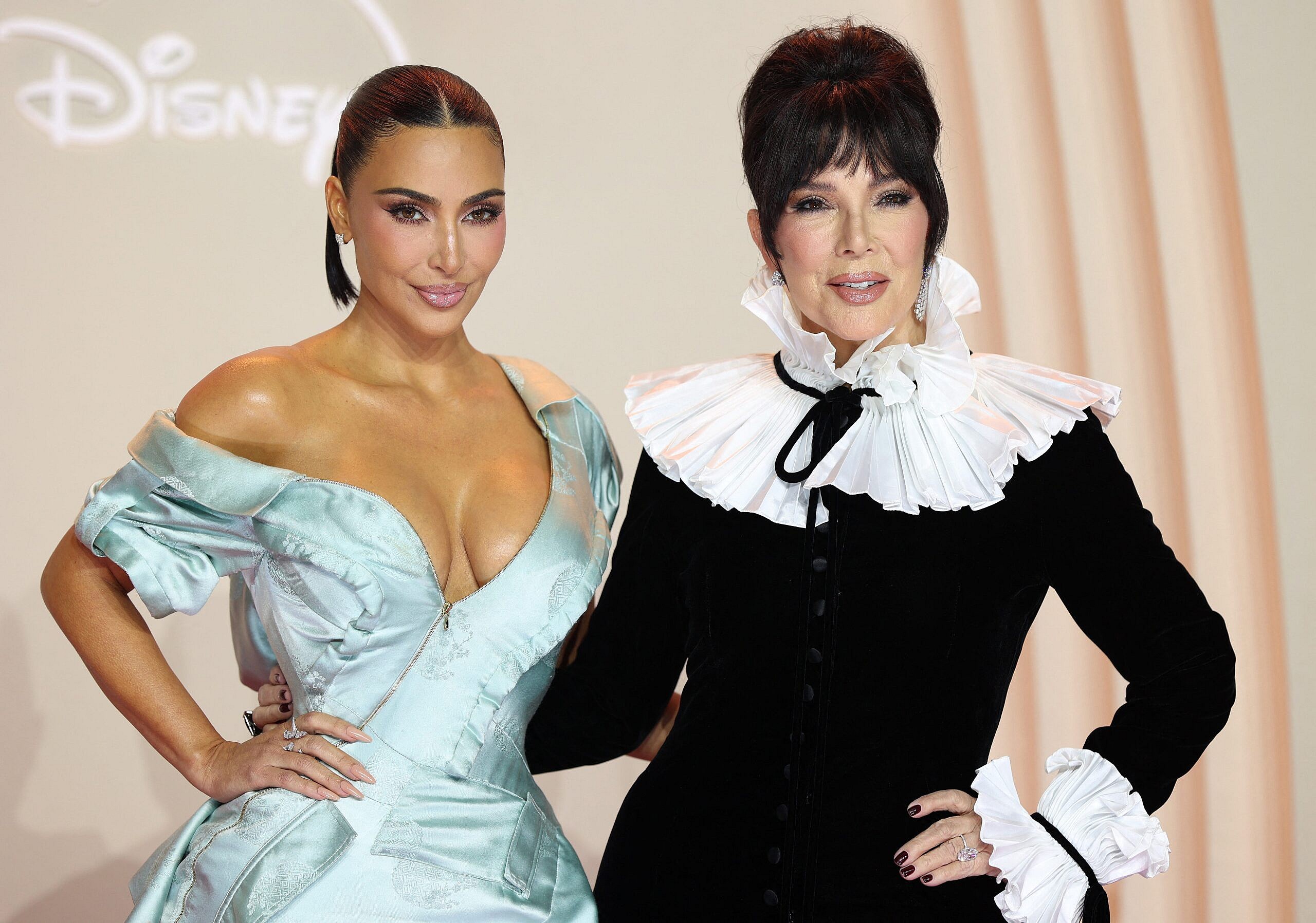 Kim Kardashian and Kris Jenner at the All's Fair' Disney+ Premiere in Paris