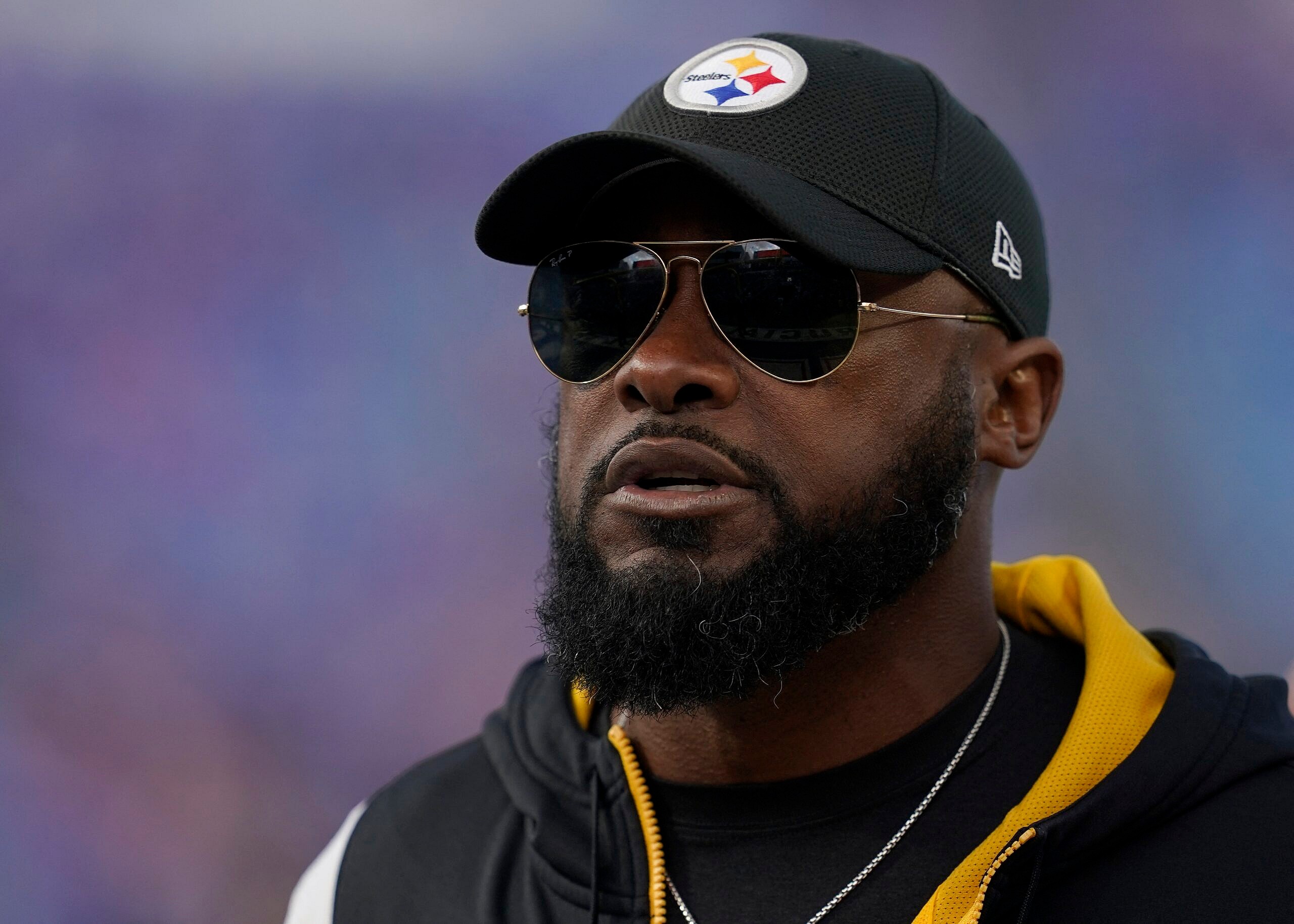 Mike Tomlin on NFL field