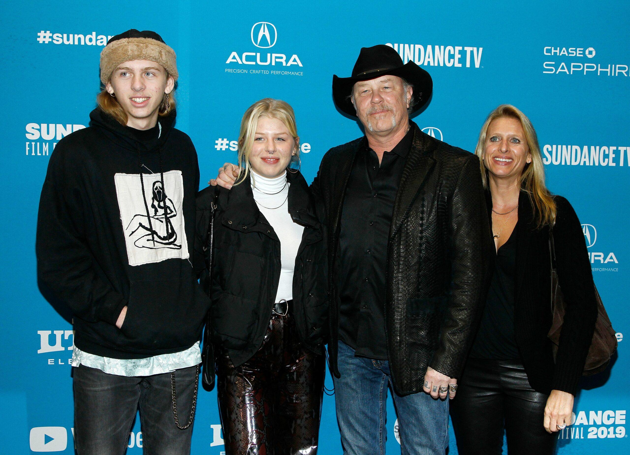 Marcella Hetfield, James Hetfield, Francesca Hetfield, Castor Vi.