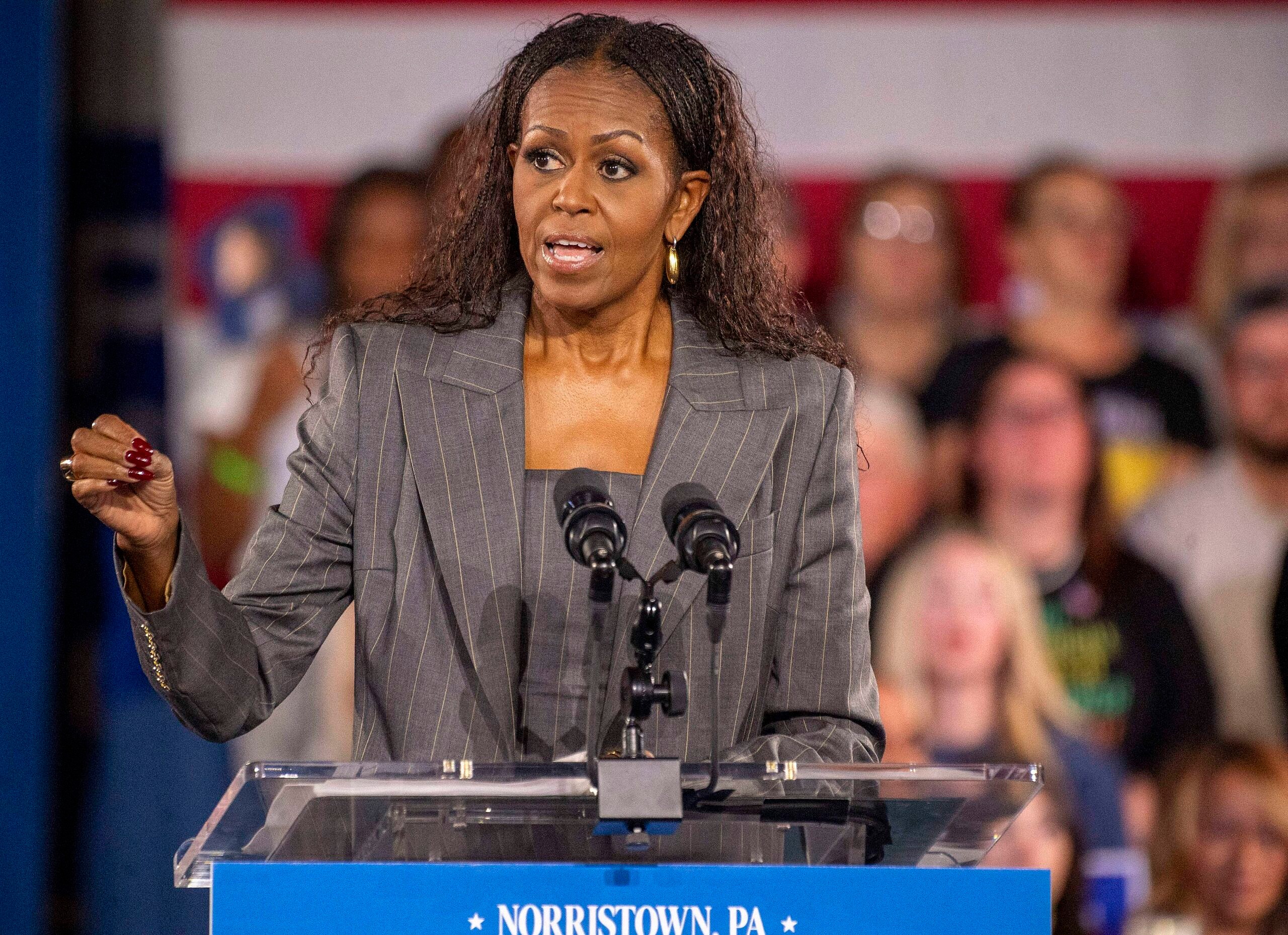 Michelle Obama speaking