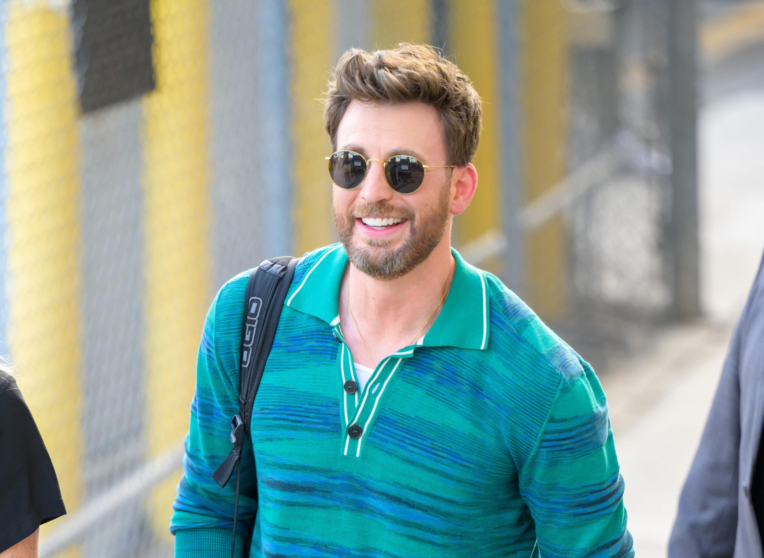 Chris Evans at Kimmel