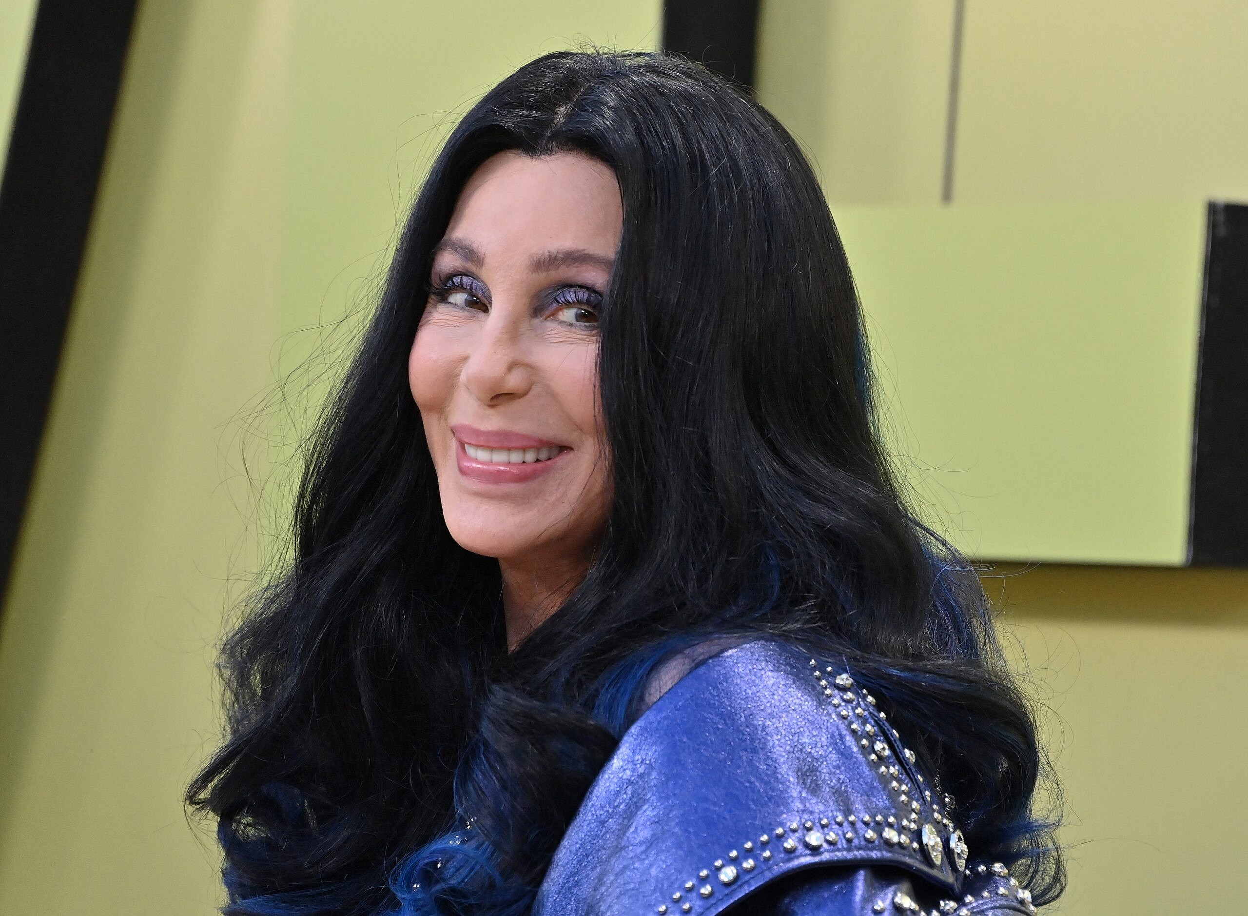 Cher at Versace FW23 Show