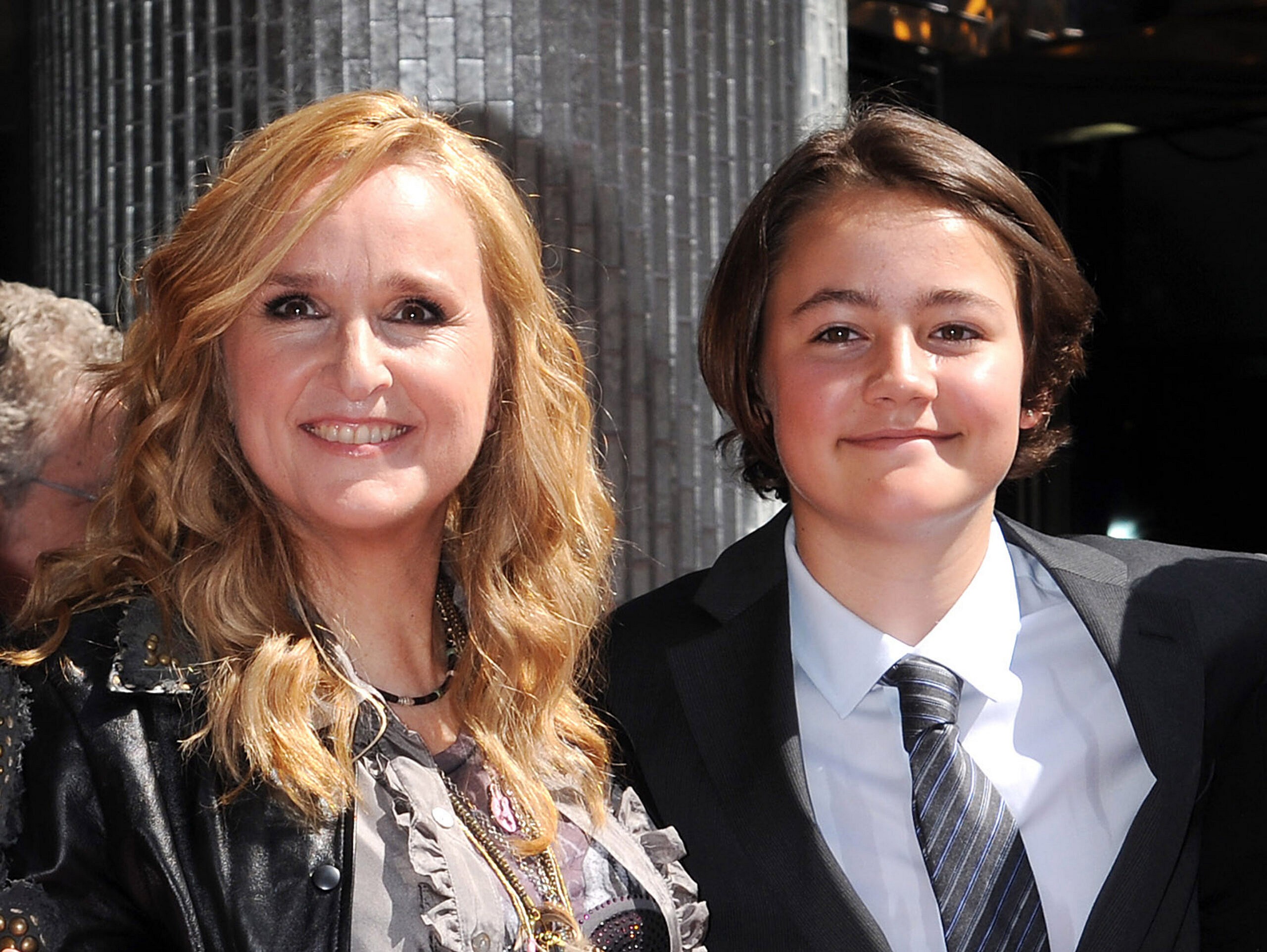 Melissa Etheridge with daughter Bailey, son Beckett and mother Edna. 