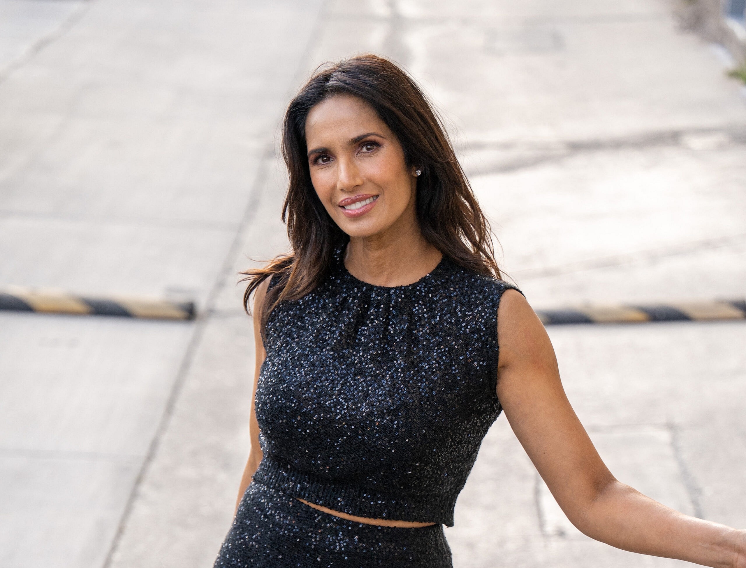 Padma Lakshmi at Kimmel