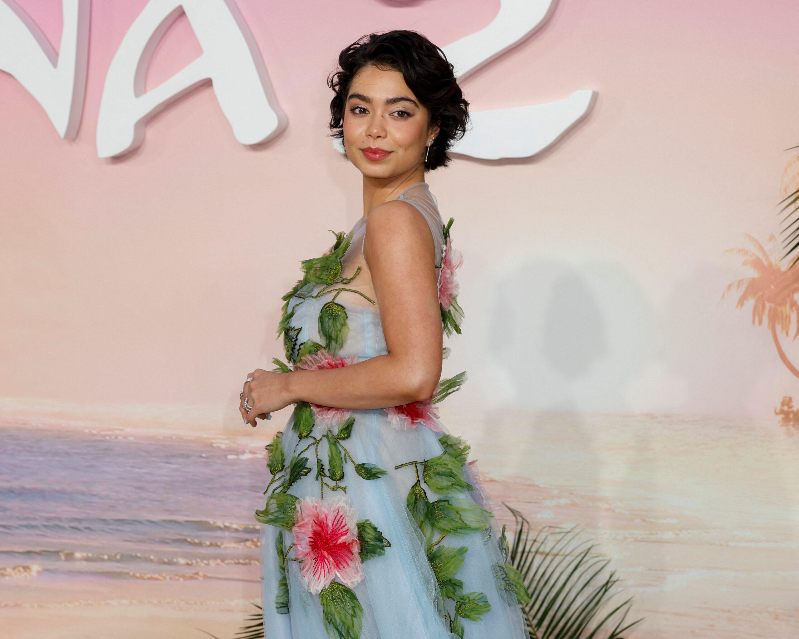 Auli’i Cravalho at ''Moana 2'' UK Premiere at Cineworld Leicester Square in London