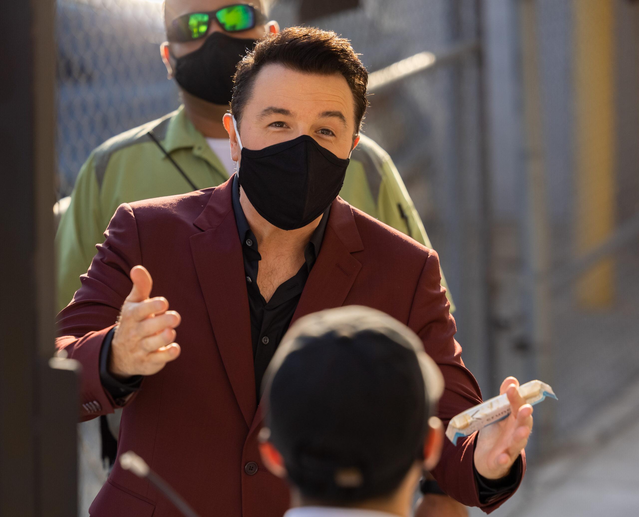 Brendan Hunt is seen at quot Jimmy Kimmel Live quot in Los Angeles California