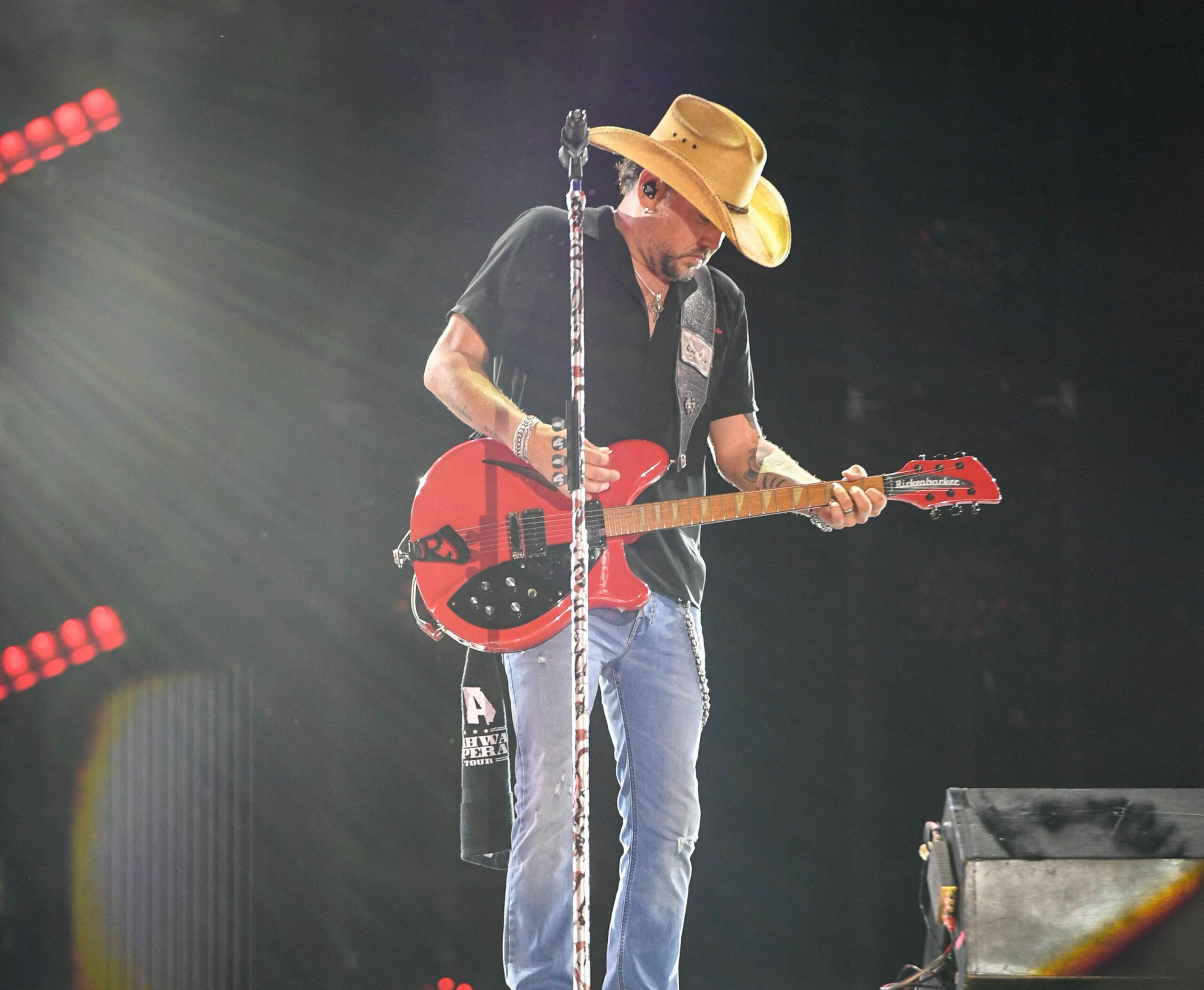 Jason Aldean performs at the 2025 CMA Festival
