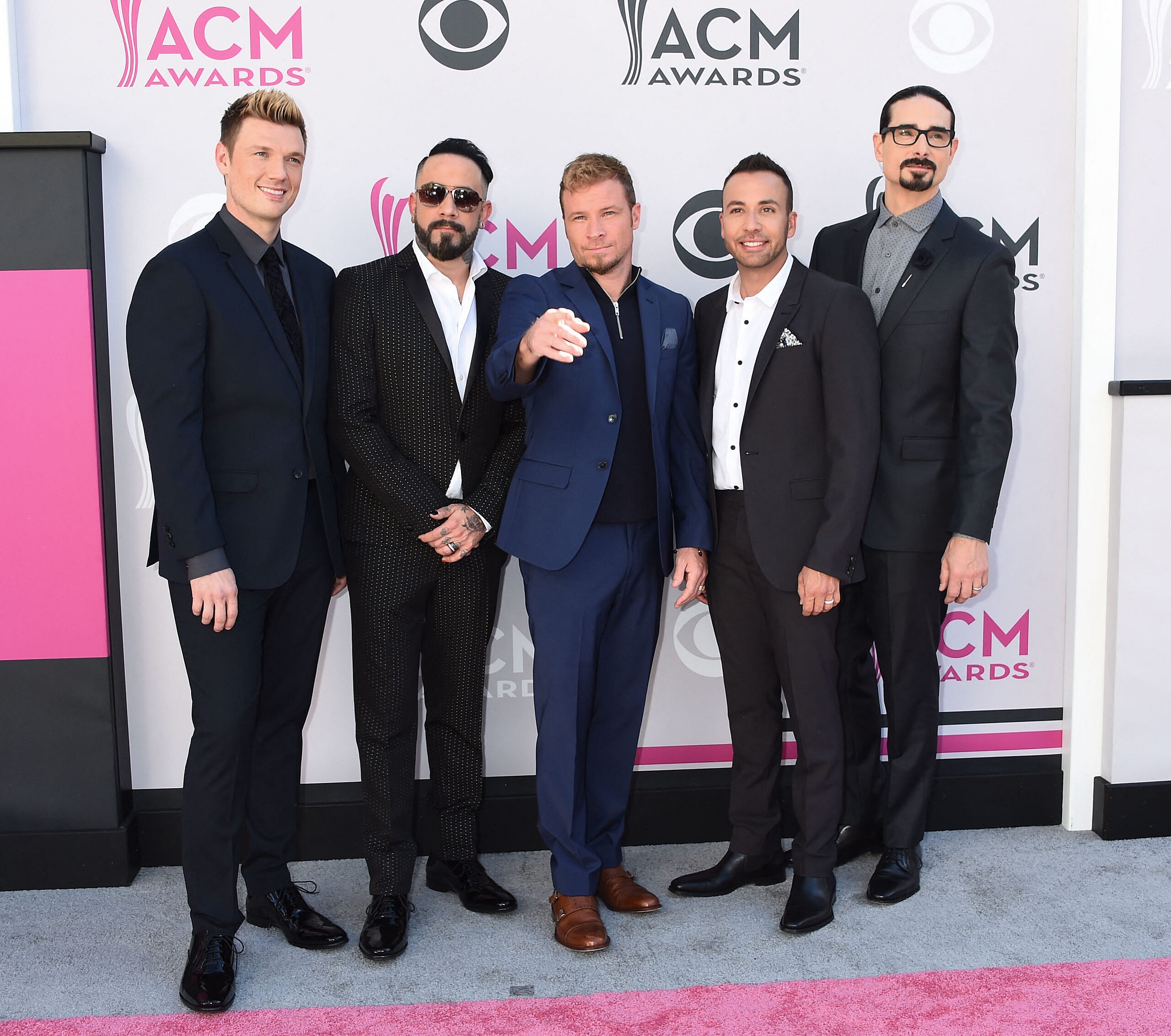 Backstreet Boys at the 52nd Academy of Country Music Awards in Las Vegas