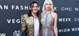 Corey Feldman and Courtney Anne Mitchell at Vegan Fashion Week
