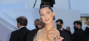 Bella Hadid at the TRE PIANI / THREE FLOORS " Red carpet the 74th Cannes Film Festival at Palais des Festival