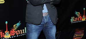 Actor Cuba Gooding Jr poses at the Hard Rock Hotel Presents Rock And Soul Super Saturday Night party in Tampa
