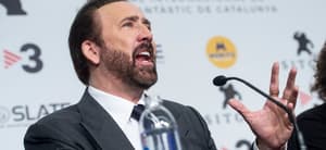 Nicolas Cage Press Conferencel "Mandy" at Sitges Film Festiival
