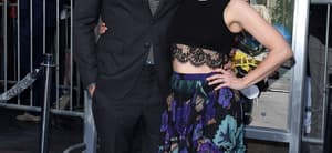 Kristen Bell and Dax Shepard smiling