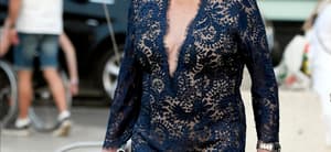 Very popular Ivana Trump poses for fans in St Tropez