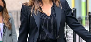 Mariska Hargitay and Ryan Buggle on film set of apos Law and Order Special Victims Unit apos