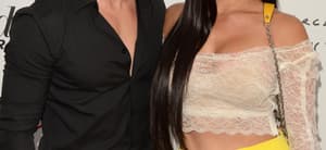Nikki Bella & Artem Chigvintsev smiling