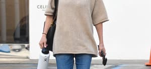 Courteney Cox is seen in Los Angeles, California.