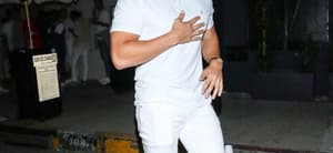 DeAndre Jordan outside Independence Day Party at SHOREbar