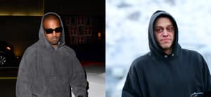 Kanye West and Pete Davidson portraits