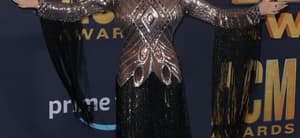 Dolly Parton at the 57th ACM Awards in Las Vegas