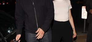 Emmy Rossum and Sam Esmail are spotted leaving Italian Restaurant Madeo after having a romantic dinner date