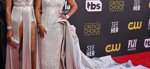 Venus Williams and Serena Williams at the Critics Choice Awards in Los Angeles