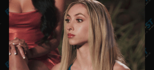 Temptation Island - Gillian Lieberman looks stunned