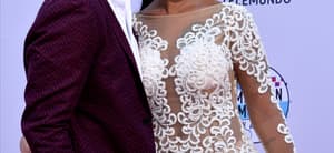 Ne-Yo and Crystal Renay at Latin American Music Awards in Los Angeles