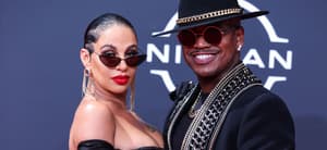 JUNE 26: BET Awards 2022 held at Microsoft Theater at L.A. Live on June 26, 2022 in Los Angeles, California, United States. 27 Jun 2022 Pictured: Crystal Smith, Ne-Yo.