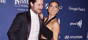 Valentin Chmerkovskiy & Jenna Johnson at 33rd Annual GLAAD Media Awards