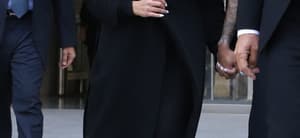 Downcast Vanessa Bryant seen leaving after giving her very emotional testimony on the stand for Kobe Bryant death photos trial