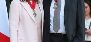 Bill Gates and Melinda Gates receive the Commander of the Legion of Honor