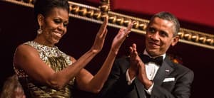 Barack & Michelle Obama at the 2012 Kennedy Center Honors Reception