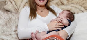 Amber Portwood with her baby James in Indianapolis