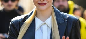 Chloe Grace Moretz attends the Louis Vuitton fashion show in Paris