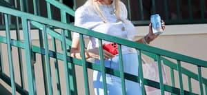 Heather Rae El Moussa runs errands in West Hollywood