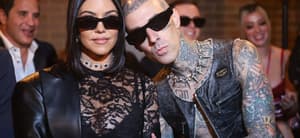 Kourtney Kardashian & Travis Barker at Boohoo X Kourtney Kardashian Barker Fashion Show