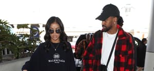 Big Sean departs LAX with Girlfriend Jhene Aiko
