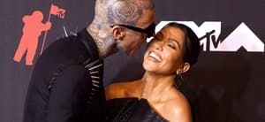 Travis Barker & Kourtney Kardashian at the 2021 MTV Video Music Awards