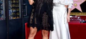 Eva Longoria and Victoria Beckham at her Hollywood Walk of Fame Star Ceremony
