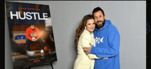 Drew Barrymore and Adam Sandler promote his new film.